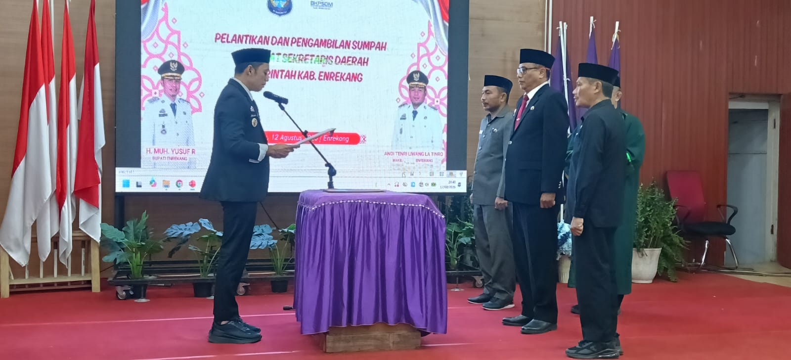 Kembali Jabat Pj Sekda Enrekang, Zulkarnain Kara Dapat Pesan Tegas Bupati