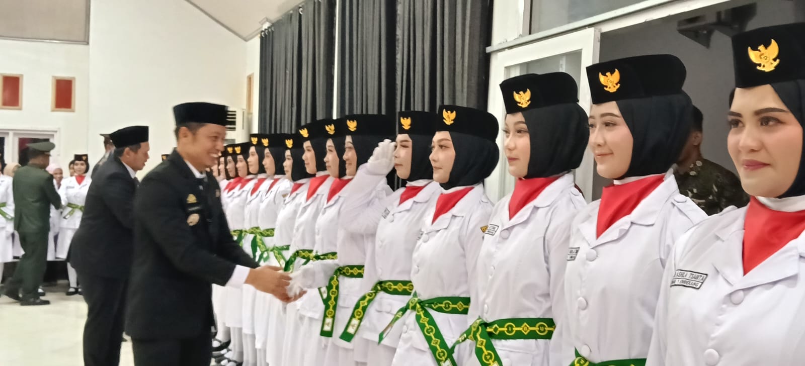 70 Anggota Paskibraka Enrekang Dikukuhkan, Siap Kibarkan Merah Putih pada HUT ke-81 RI