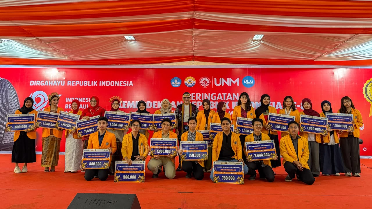 Peringati HUT Ke-81 RI, UNM Gelar Upacara Bernuansa Nusantara 
