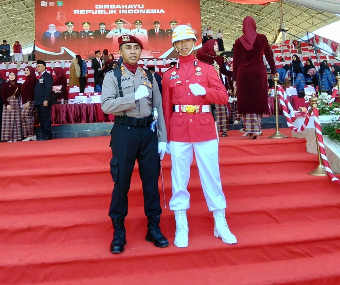 AKP Imran Empat Kali Komandan Upacara HUT RI, Putranya Tampil sebagai Pengapit Paskibraka