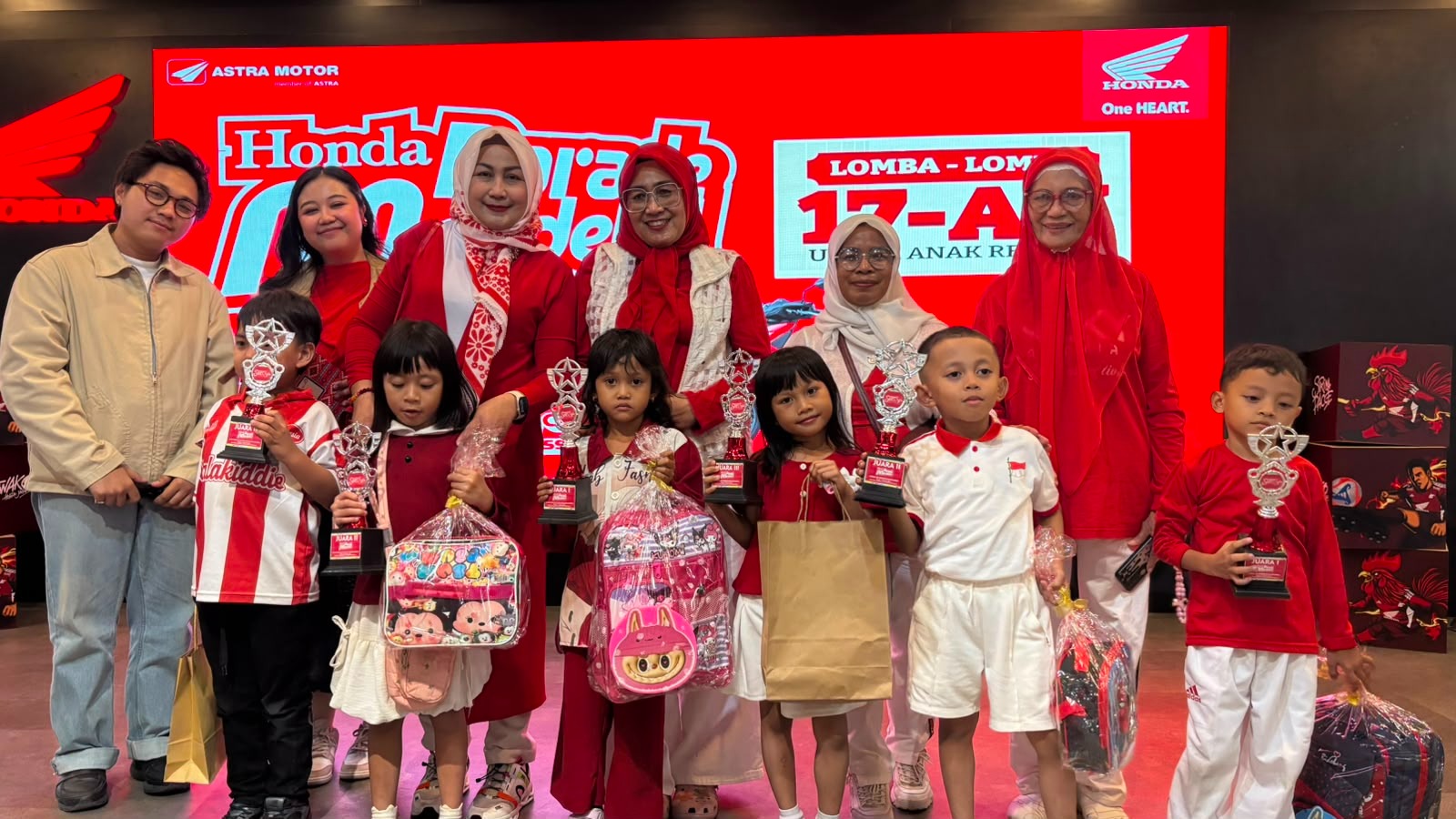 Asmo Sulsel Gelar Honda Parade Merdeka, Ajak Generasi Muda Semarakkan HUT RI ke-81 di AMEC
