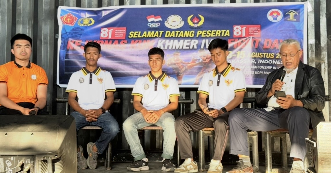 Kejurnas Kun Khmer IV dan Fight Day II di Makassar Ajang Seleksi Atlet Hadapi Kejuaraan Tingkat Asia