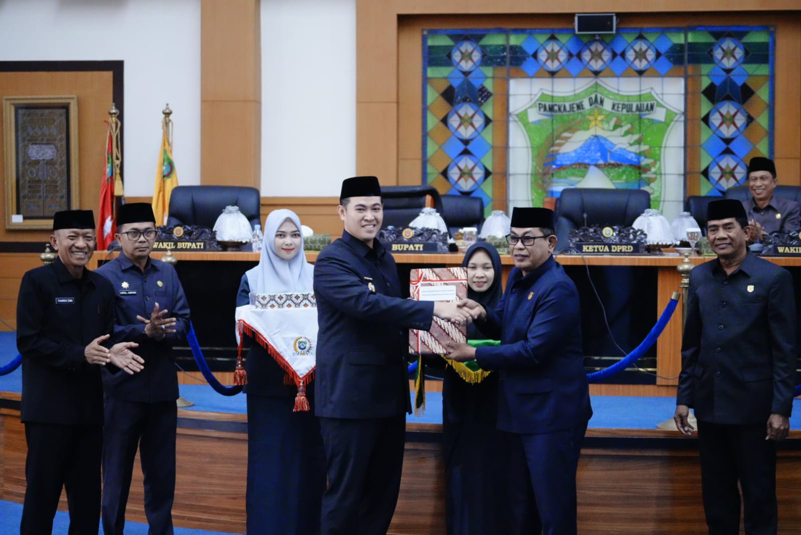 Sidang Paripurna, DPRD Pangkep Terima Usulan Ranperda Pilkades
