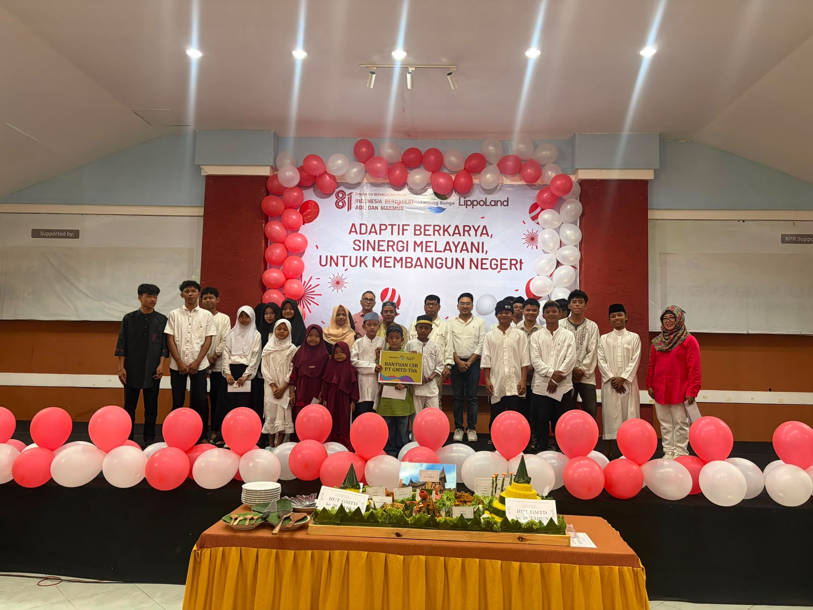 Semarak Syukuran HUT ke-28 GMTD Dirangkaikan dengan Perayaan HUT ke-81 Kemerdekaan RI