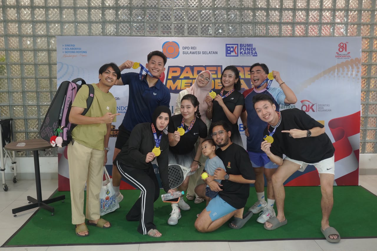 Hari Pertama Padel REI Merdeka Berlangsung Meriah, Kategori Influencer Tuntas Digelar