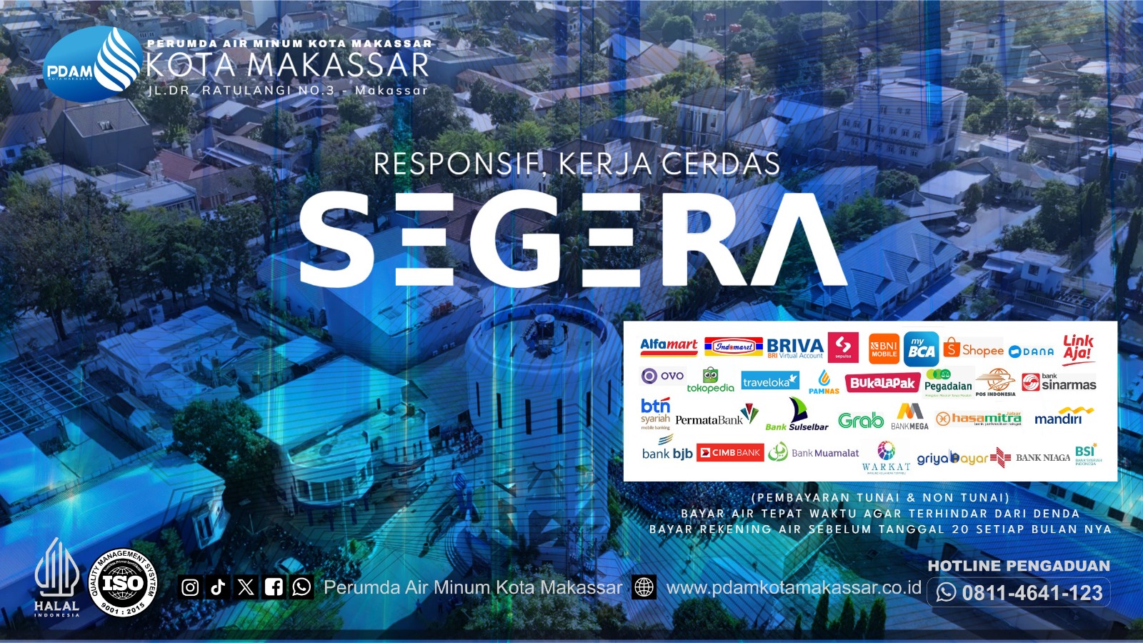 Kabar Baik! Debit Air PDAM Makassar Bakal Naik 300 Liter per Detik, Wilayah Utara Siap Nikmati Pasokan Lebih Stabil Kabar Baik! Debit Air PDAM Makassar Bakal Naik 300 Liter per Detik, Wilayah Utara Siap Nikmati Pasokan Lebih Stabil